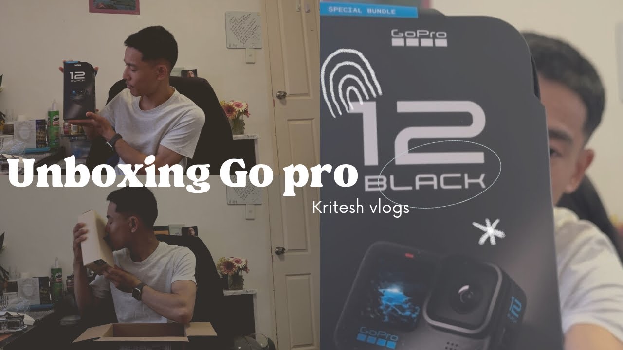 Unboxing Gopro Hero 12 Black || Vlog1