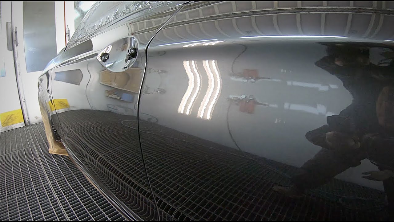 Painting car | BMW spray paint | Sata X5500 1.3 I RP | Clear coat Lechler MC405 / Water base Cromax