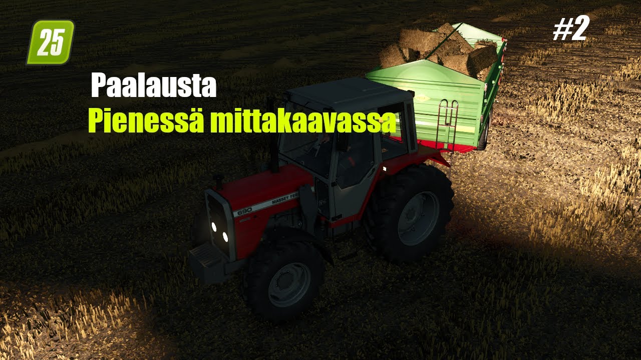 FS25 - Jakso 2 - Paalausta pienellä koneella