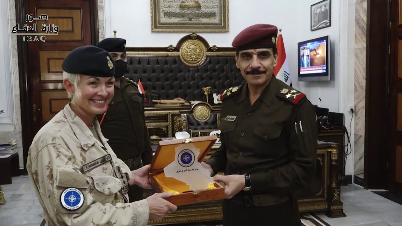 رئيس أركان الجيش يستقبل قائد بعثة الناتو الجديد في العراق ويودع قائد البعثة السابق