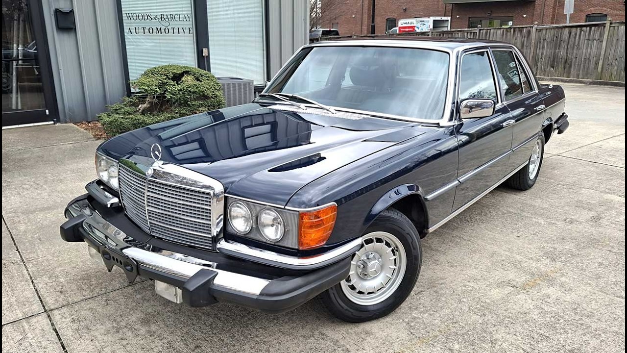 Mercedes 300SD 1979 года выпуска — заключительный осмотр!