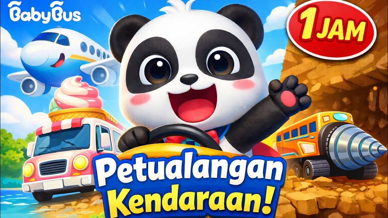 Kompilasi Game BabyBus 🚗✈️🚢 Petualangan Seru Semua Kendaraan | Game Anak 1 Jam