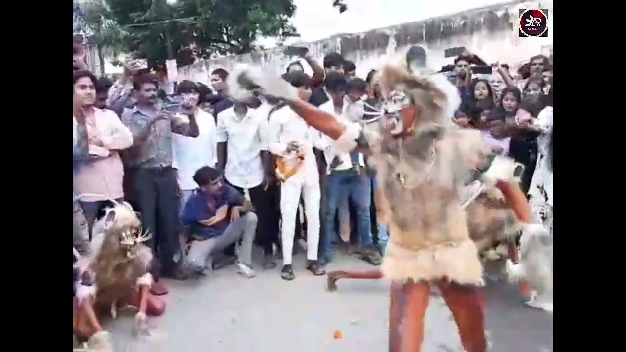 Bilaspur mohharam 9 tarikh Sher dance 2025🦁🦁 Raja and group ....