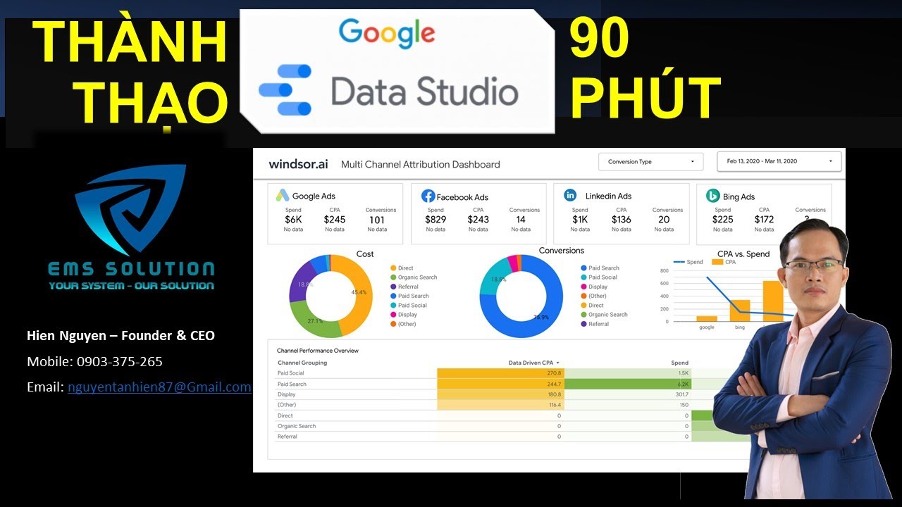 Làm chủ Google Looker Studio trong 90 phút