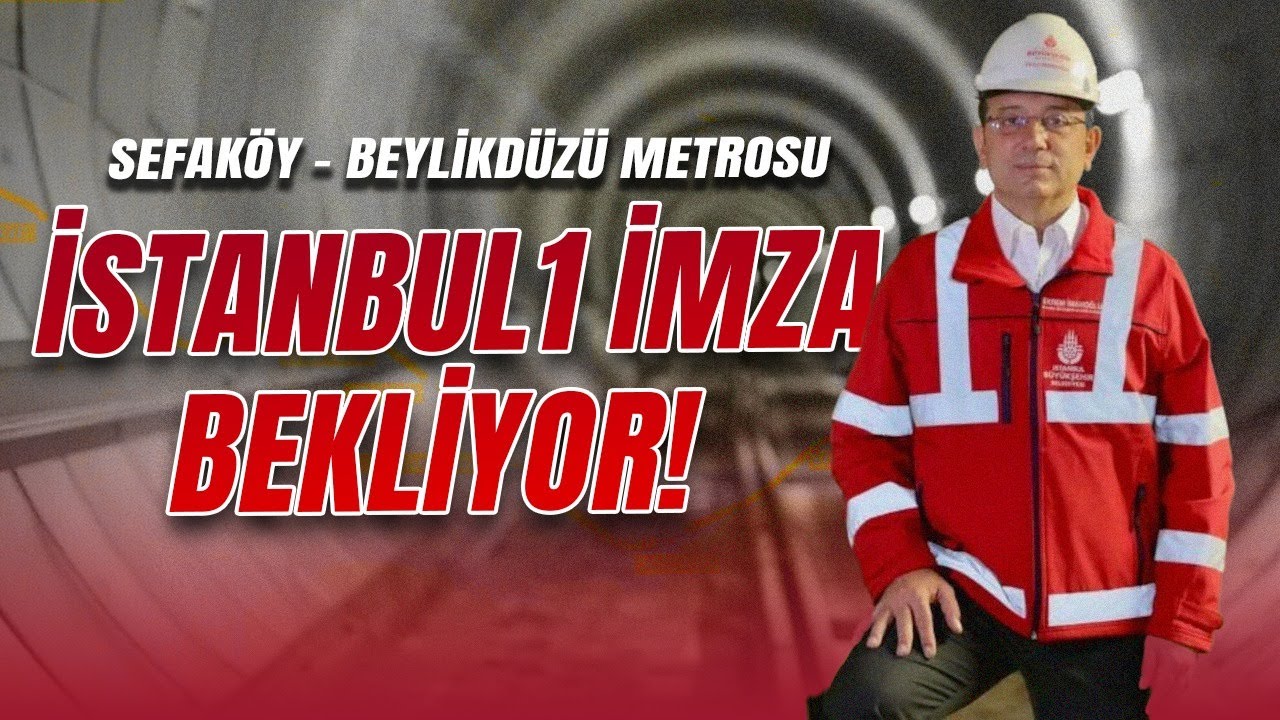 İSTANBUL METROSUNA KAVUŞMAK İÇİN 1 İMZA BEKLİYOR