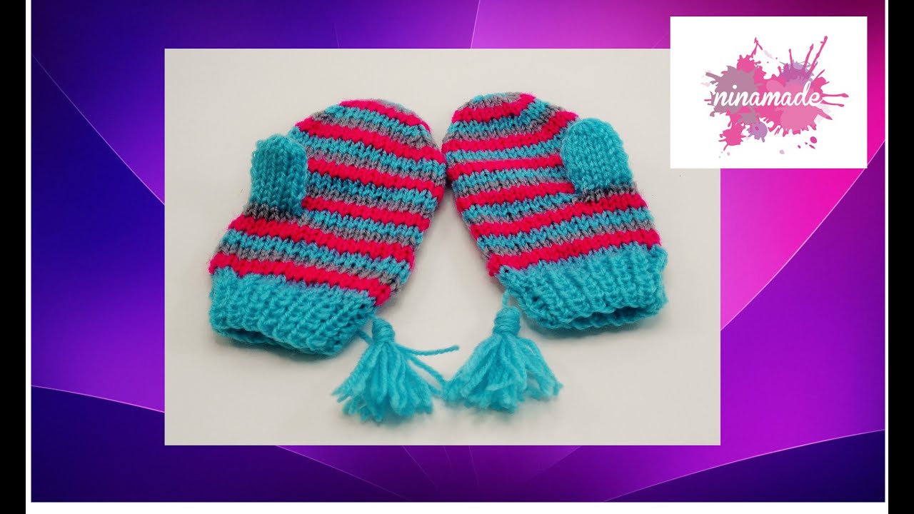 DIY. Comment tricoter des moufles.