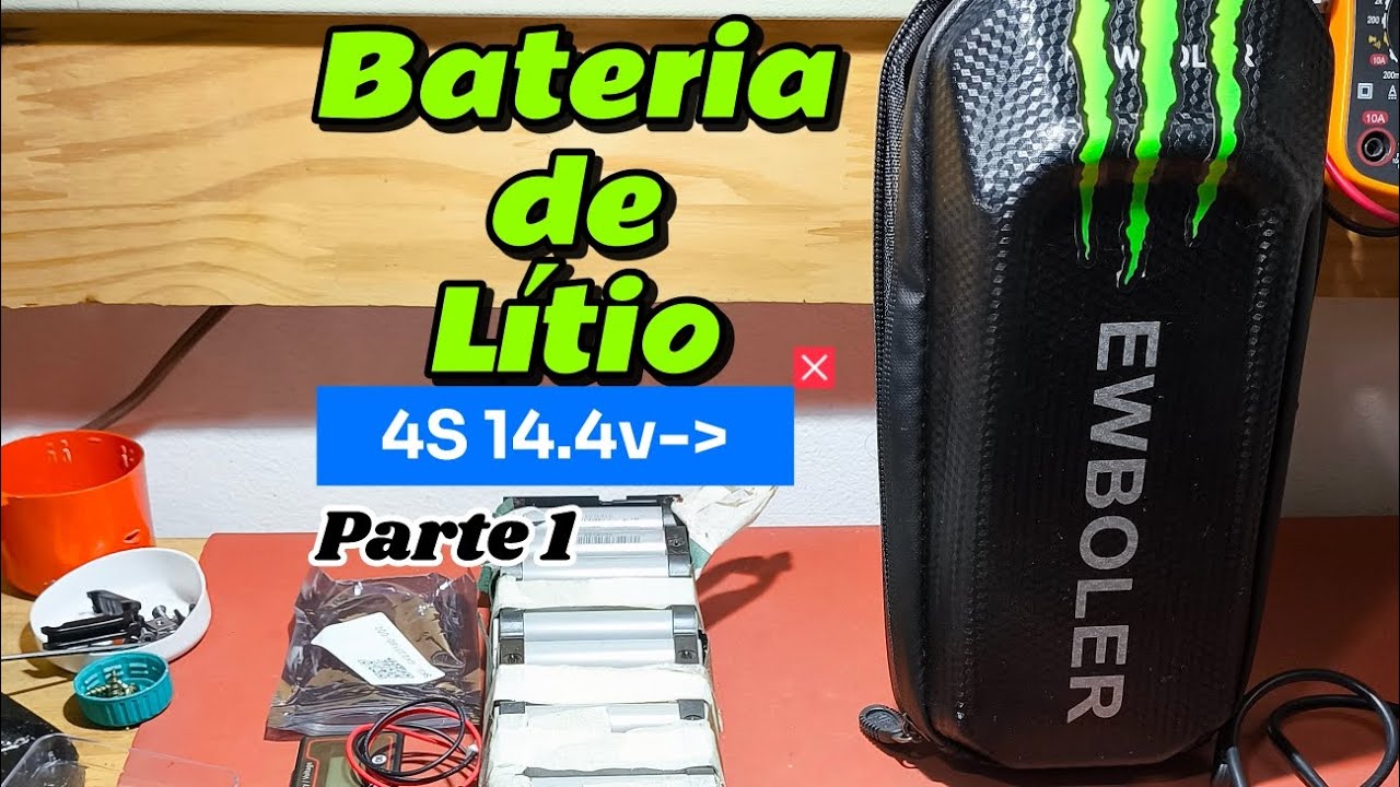 Mini projeto Bateria de lítio 4S 14.4v Parte 1