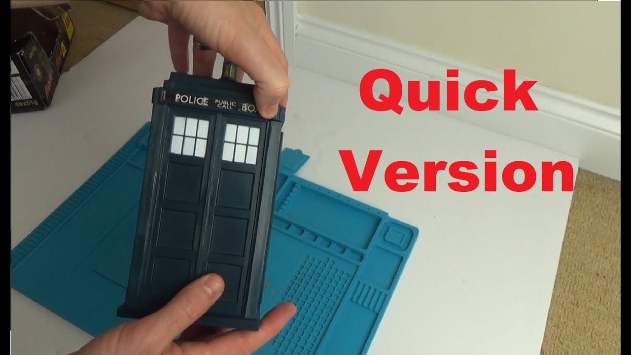 Trying to FIX - Doctor Who TARDIS Money Box (QUICK VERSION)