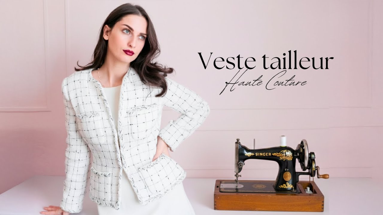 Coudre une Veste en Tweed | Ma méthode des ateliers de Haute Couture