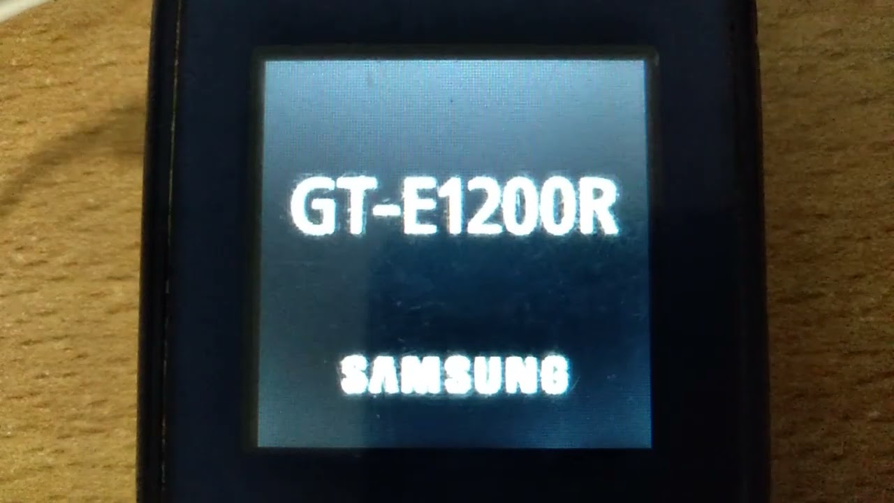 Samsung GT-E1200R - Hard Reset