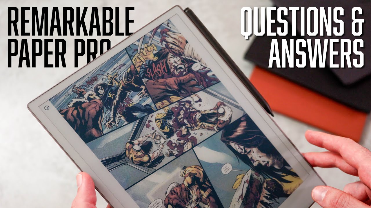 Ответы на вопросы о reMarkable Paper Pro | Сравнение с Boox, Kindle и reMarkable 2