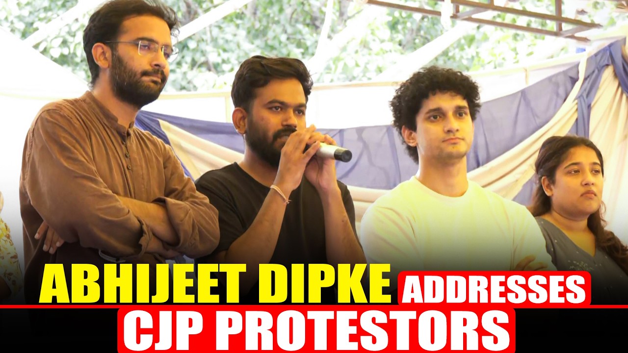 BREAKING LIVE: Abhijeet Dipke addresses CJP Protestors after meeting with Govt I JP Nadda