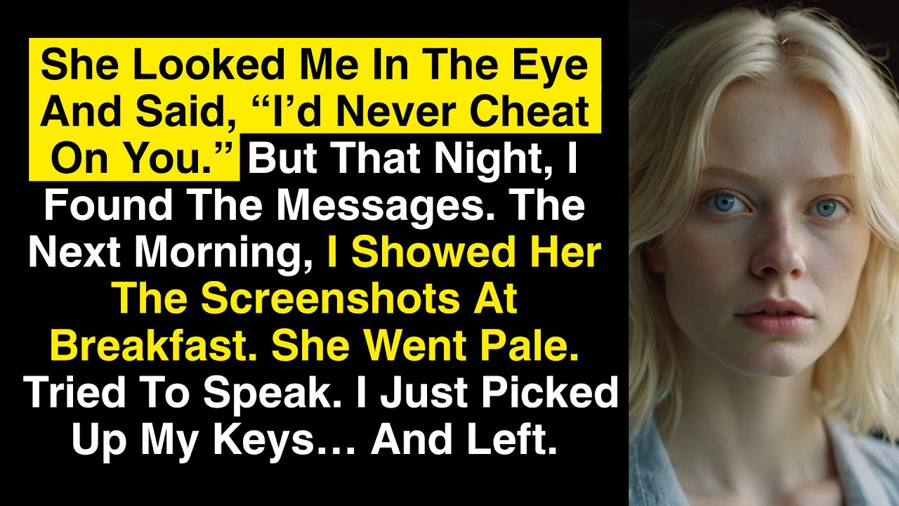 I’d Never Cheat On You,” She Said — Until I Showed Her The Screenshots At Breakfast