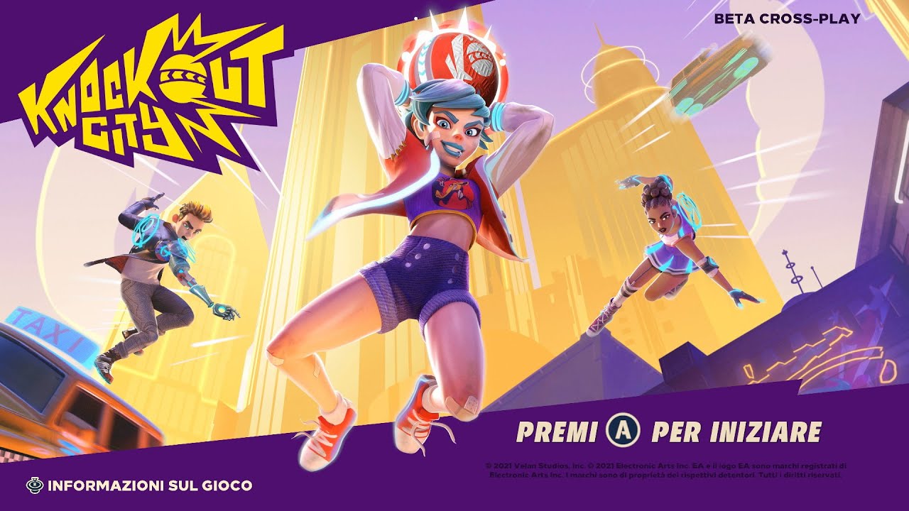 Knockout City (Switch) First Look at Cross-Play Beta on Nintendo Switch - Gameplay ITA