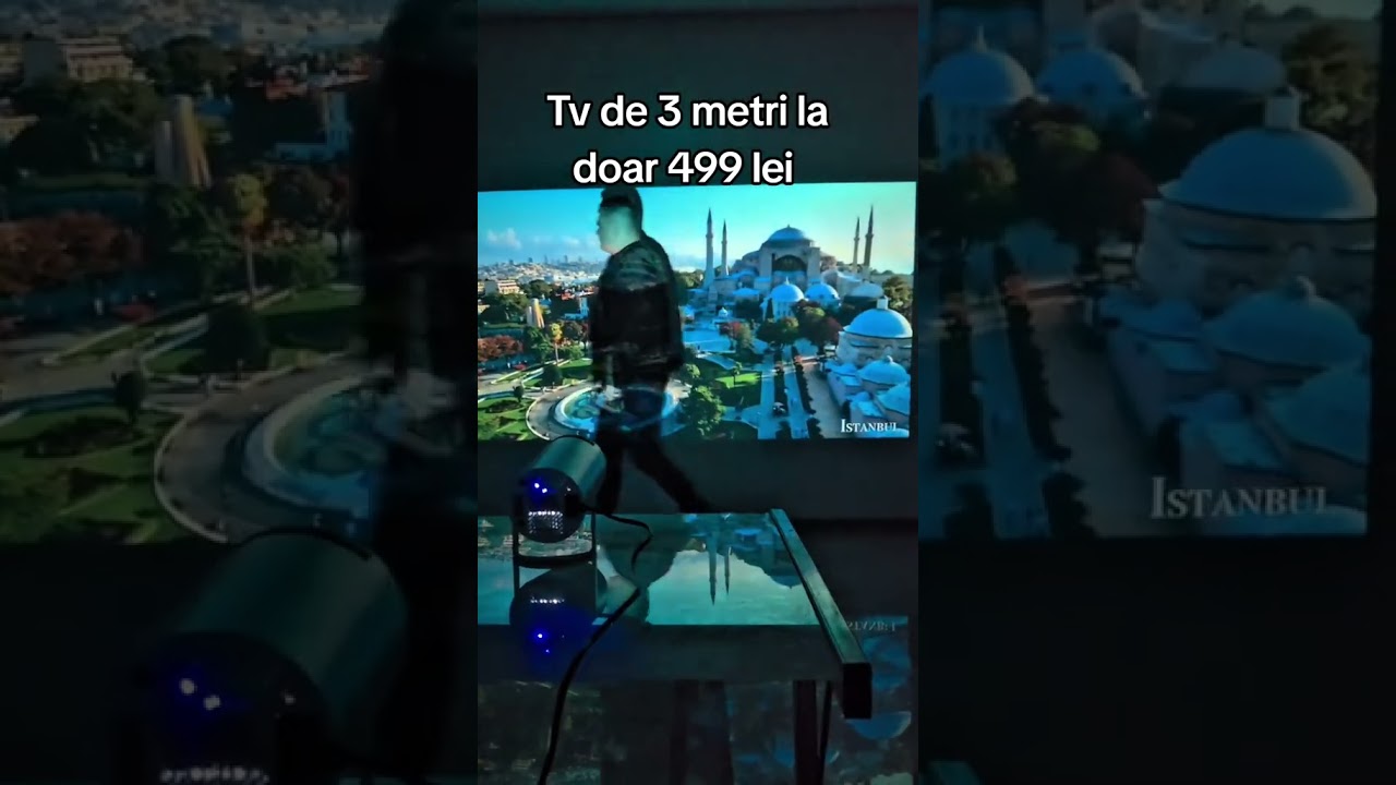 Videoproiector Portabil Inteligent cu 2 Controllere și Jocuri Incluse – Android 11, Suport 4K