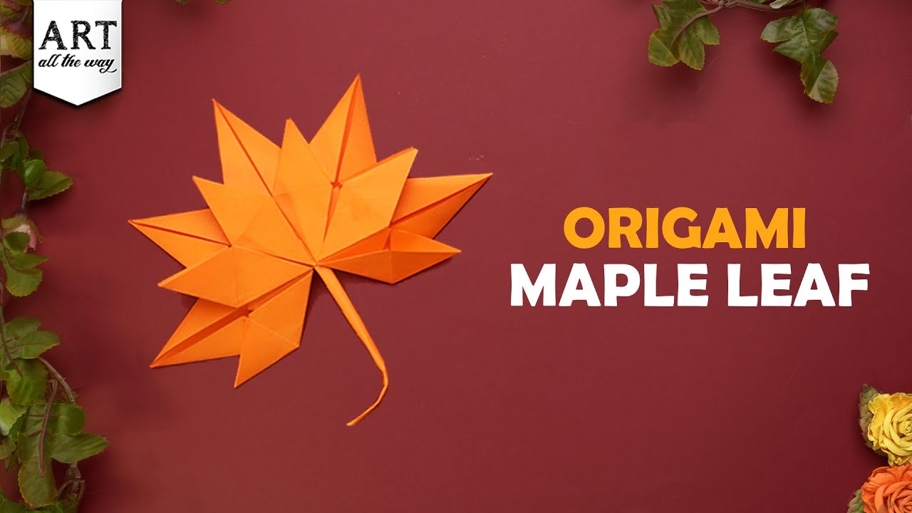 Origami Maple Leaf | Maple Leaves With Paper |  DIY Maple Leaf | DIY Autumn Crafts @VENTUNOART