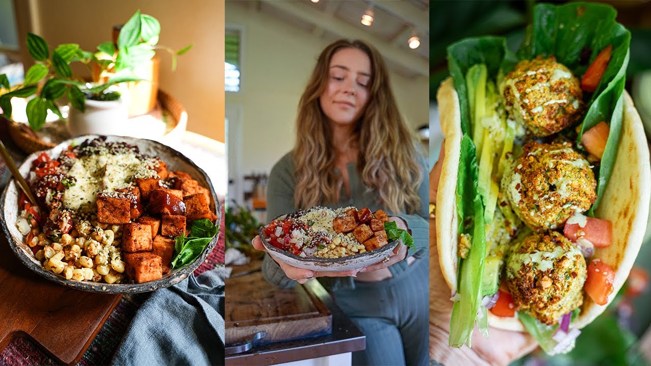 What I Eat in a Day 🌿 NO TOFU or GLUTEN! High Protein MEAL IDEAS