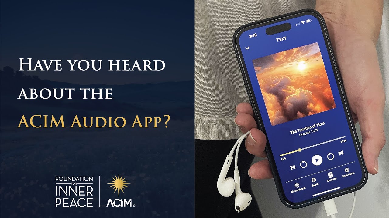 Support the Launch of the ACIM Audio App!