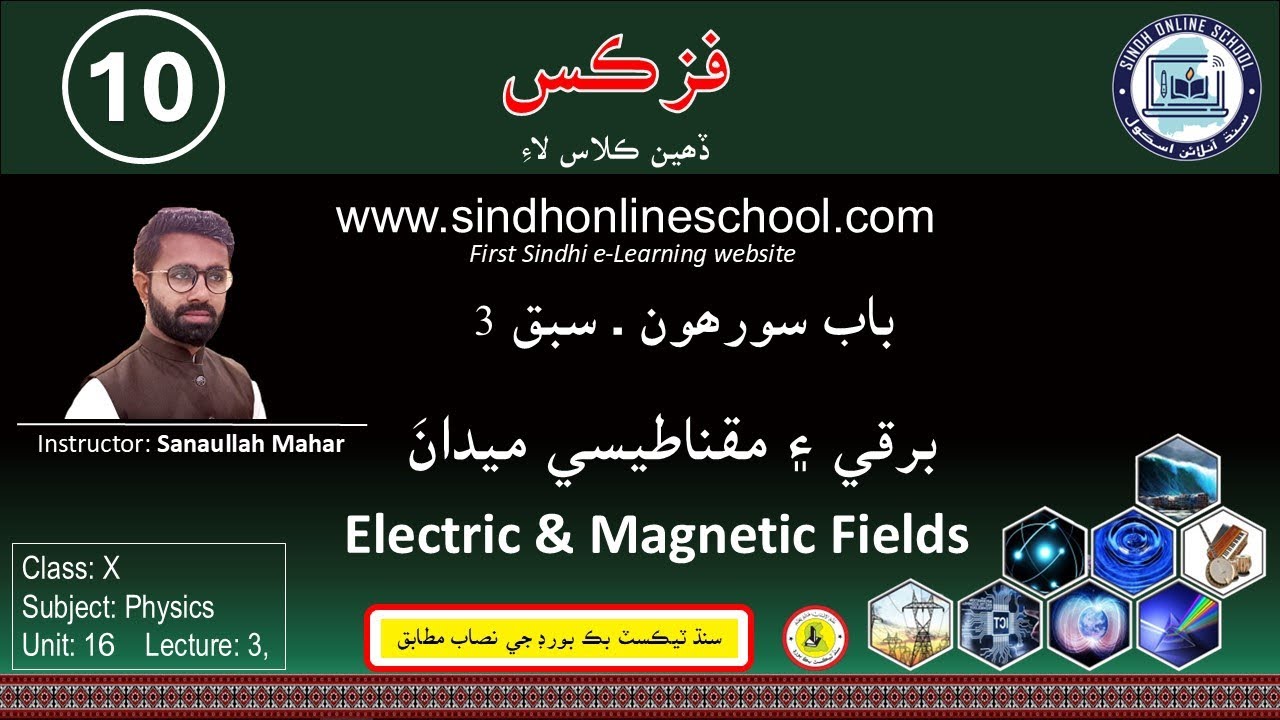 Electric and Magnetic Fields | Physics Class 10 | Chapter 16 | Lecture 03 | SOS