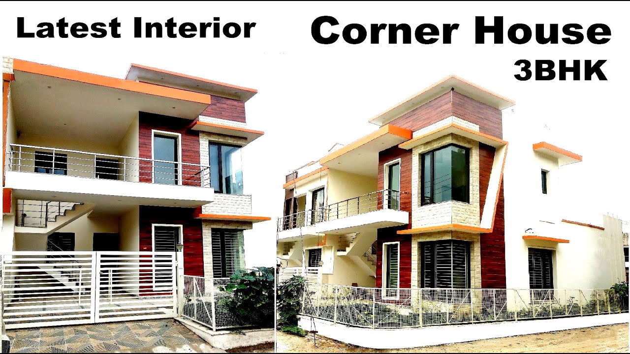 25X45 CORNER Villa 3BHK with luxury interior & Modular Work Sunny Enclave Kharar Mohali India