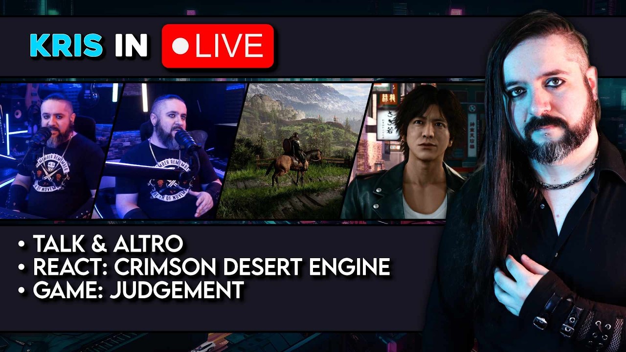 🔴 LuneKRIS ▶🏠 TALK | R: CRIMSON DESERT ENGINE | G: JUDGEMENT
