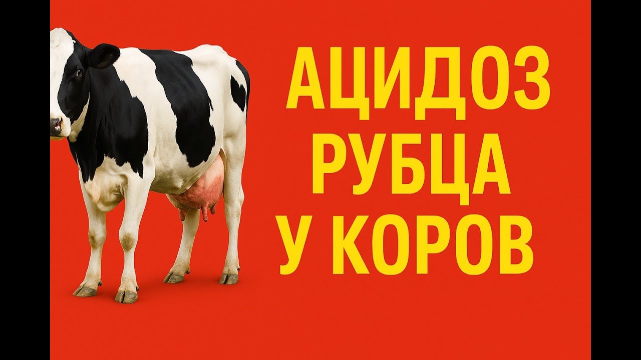 Лечение ацидоза рубца у коров