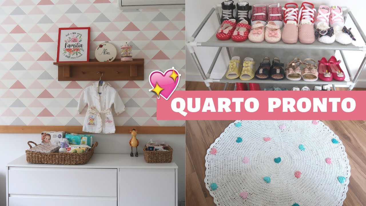 ORGANIZAÇÃO DO QUARTO DO BEBÊ + ENXOVAL DE HIGIENE COMPLETO