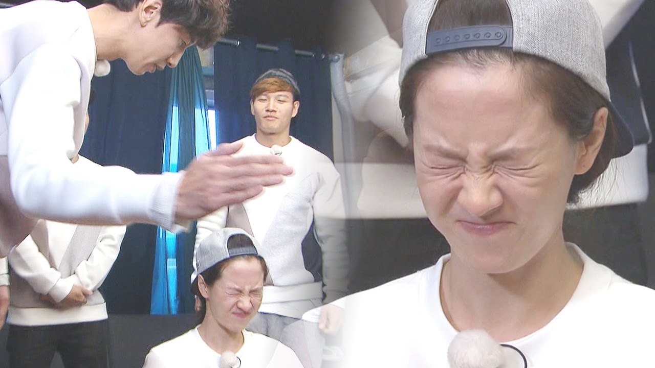 Kwang Soo Slapping Ji Hyo's Forehead!｜이광수, 송지효 이마 강타 《Running Man》런닝맨 EP456