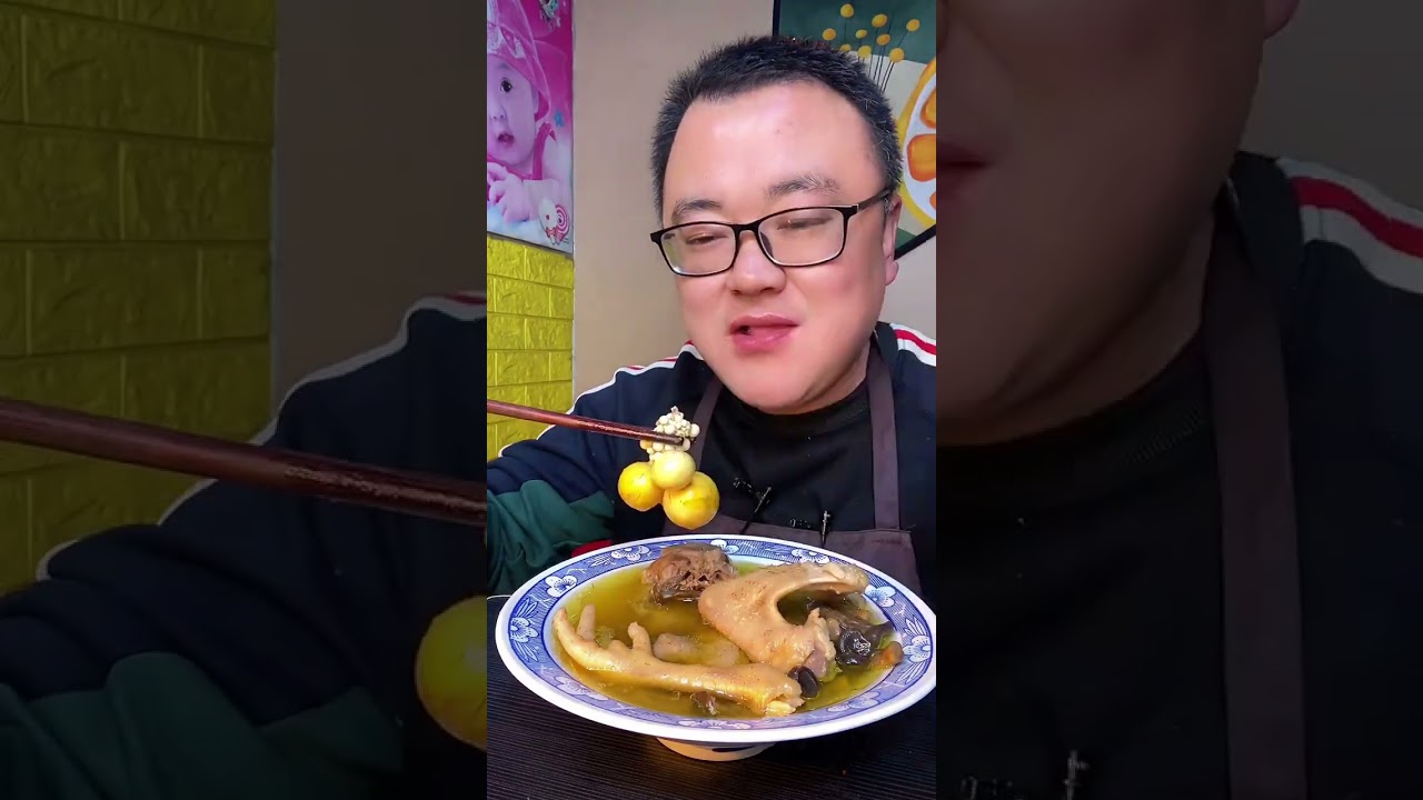 老吴减肥成功，来份鹿角鸡汤补补