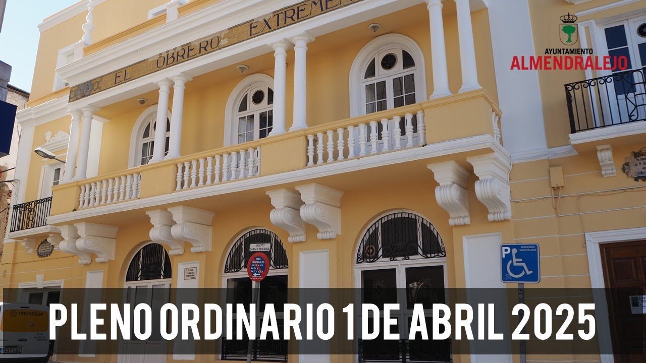 Pleno ordinario 1 de abril de 2025