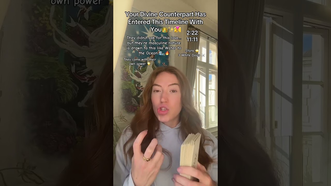 Ваш божественный двойник вошел в вашу временную линию вместе с вами 👑✨👩‍❤️‍💋‍👨… Послание ангела, ...