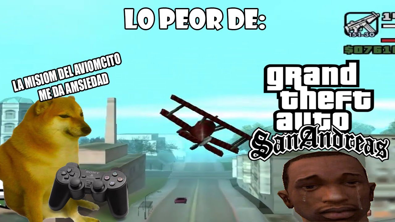 Top 5: Peores Misiones GTA San Andreas. Opinión Personal