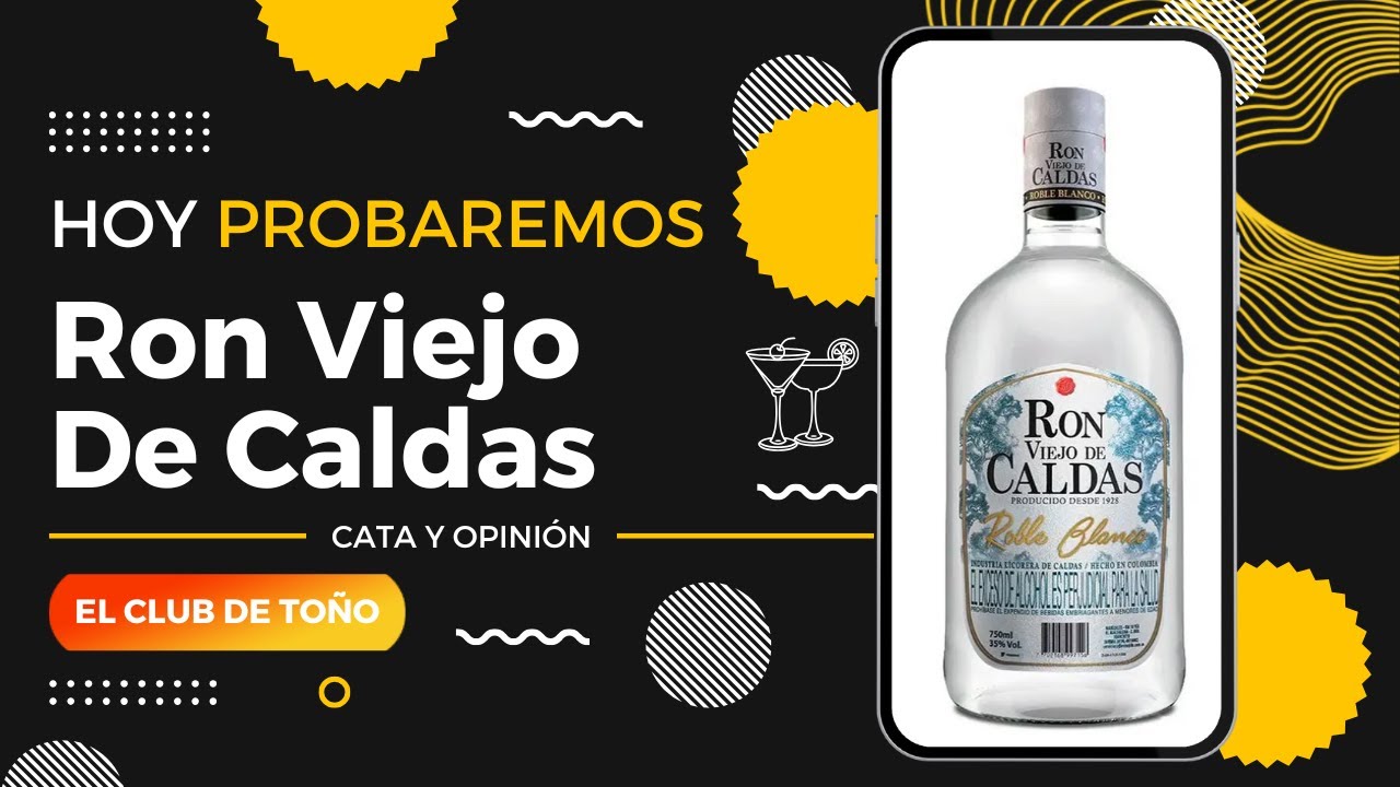 Probando Ron blanco Viejo de Caldas 🧊 | Cata y opinión de productos | El Club De Toño