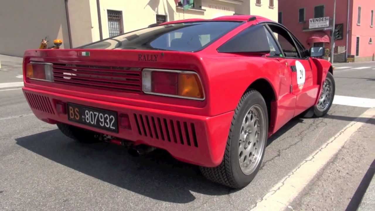 Lancia Rally 037 Sound - Road vs Race car