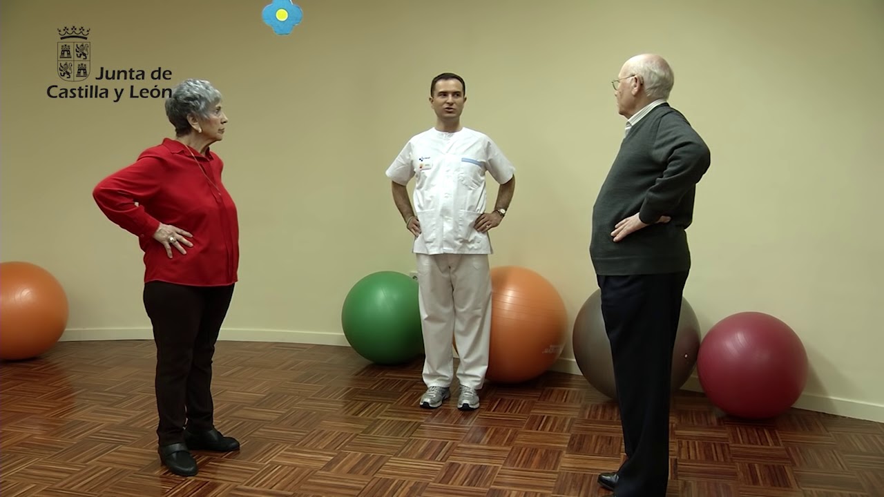 Ejercicios para la prevención de caídas.