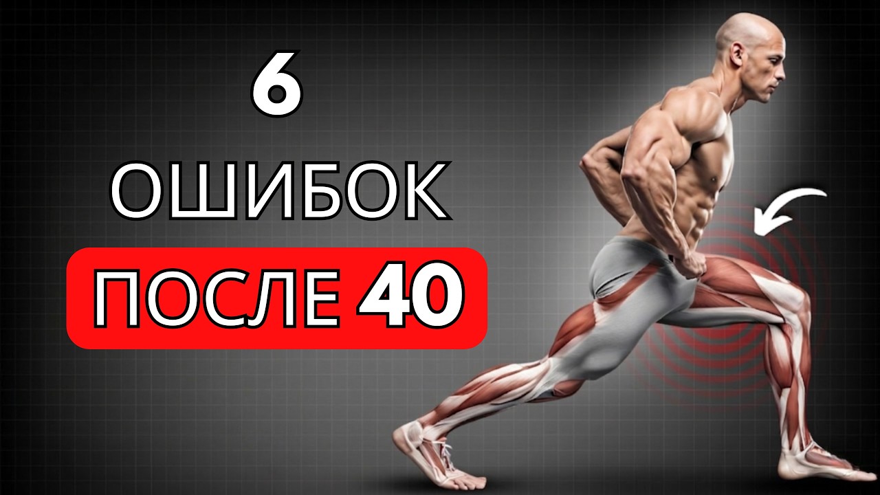 6 самых больших ошибок, которые допускают мужчины старше 40 лет во время тренировок