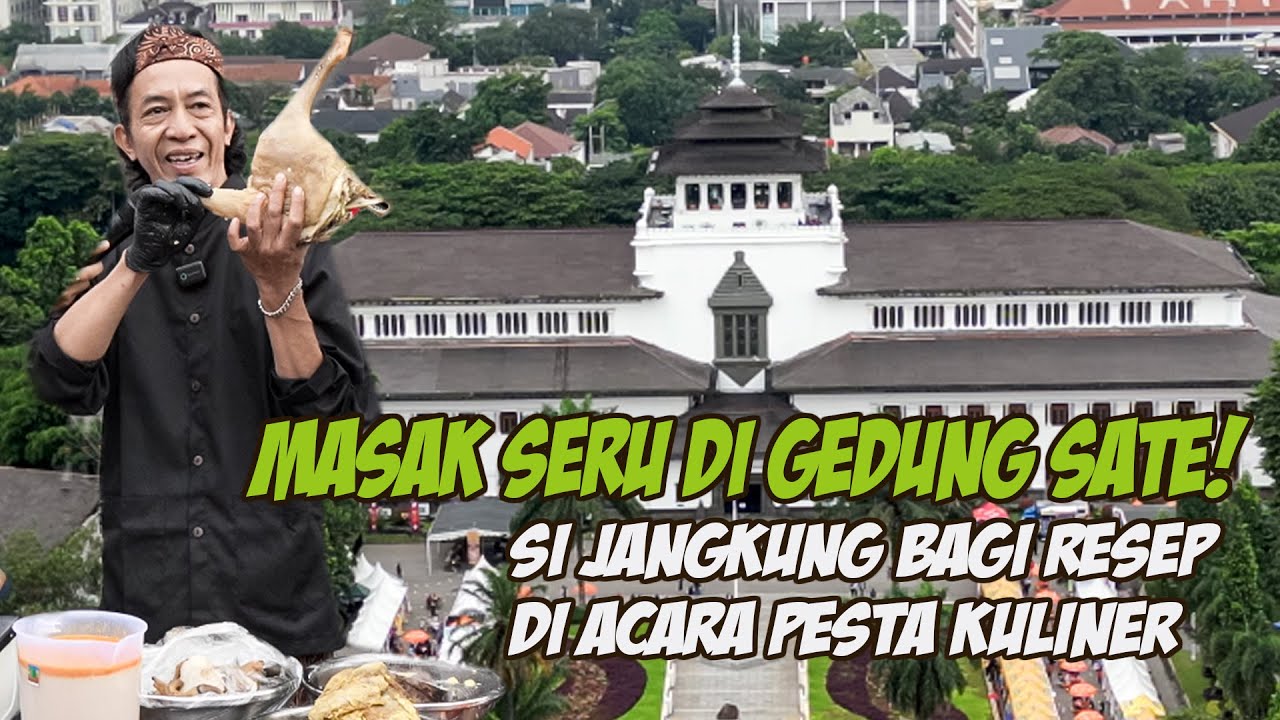 MASAK SERU DI GEDUNG SATE: SI JANGKUNG BAGI RESEP! BIKIN LIDAH MELELEH!