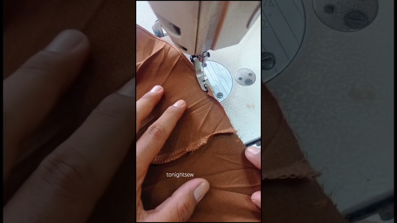 Sewing tips when you use a hemming foot #sewing #hemming #hemmingfoot #sewingforbeginners