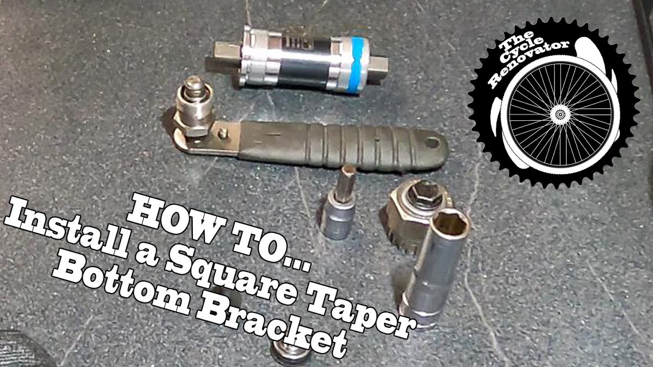 Bottom Bracket replacement Square Taper removal and install UN-300 -THE CYCLE RENOVATOR