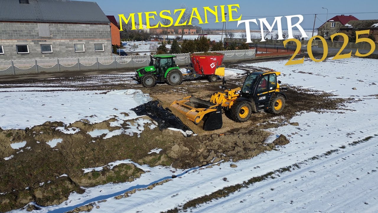 Mieszanie TMR / Codzienne obowiązki / 2025 / Deutz-Fahr / JCB / Metal Fach / Emily / GR.MIKOŁAJCZYK