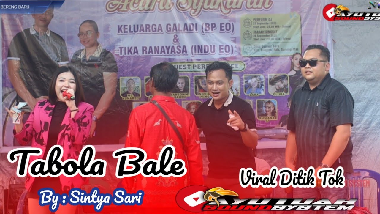 TOBALA BALE ~ BY SINTIA SARI ~ REMIX TERBARU  ~VIRAL ~ #coversongs ~ DIDESA BERENG BARU