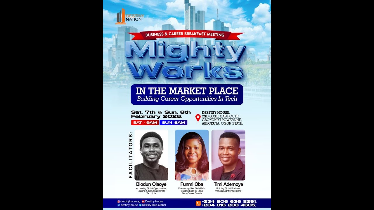 MIGHTY WORKS IN MARKET PLACE