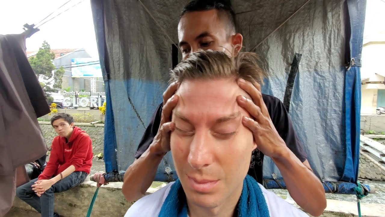 💈$.60 STREET BARBER HAIRCUT, HEAD MASSAGE & Straight RAZOR SHAVE by 