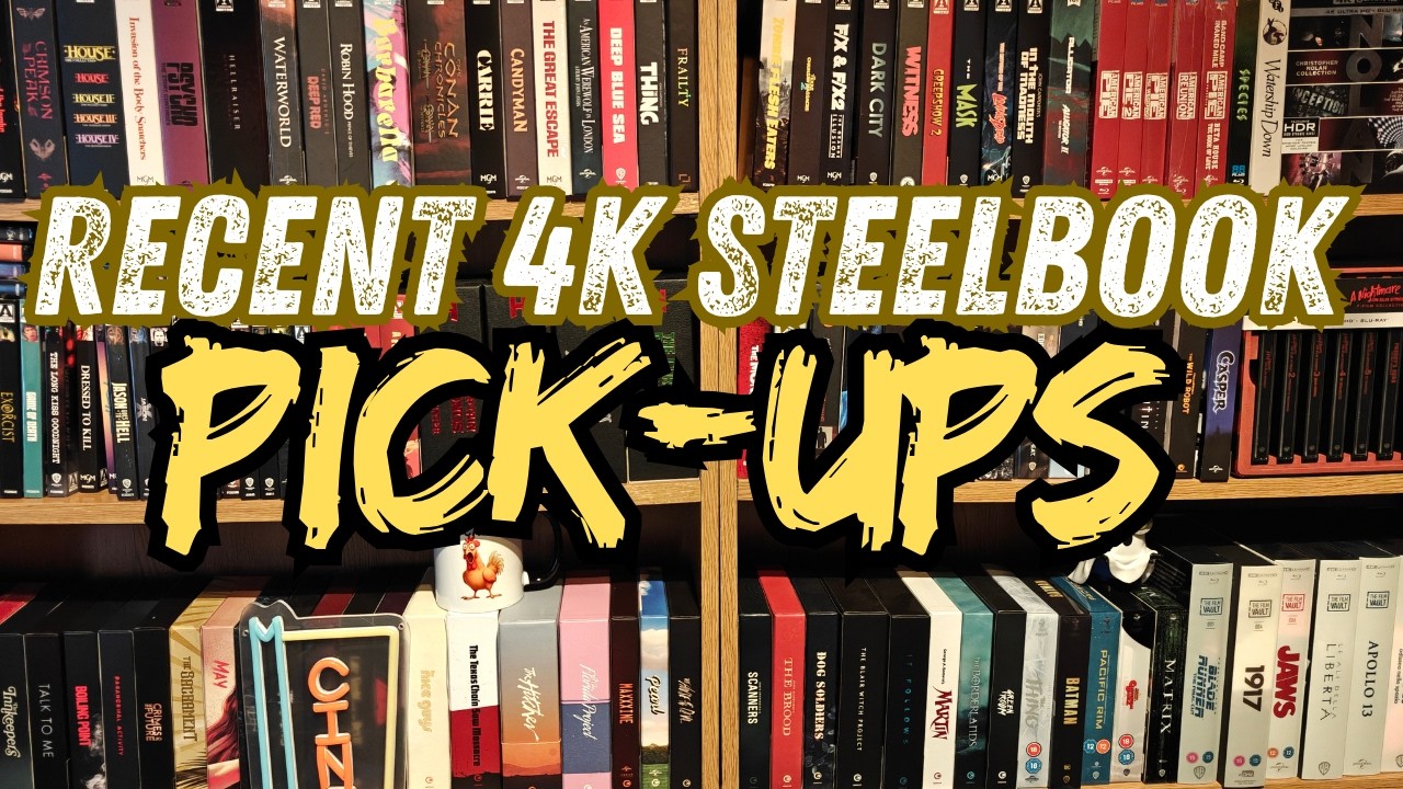 Recent 4k steelbook pickups...one that might be steelbook of the year!