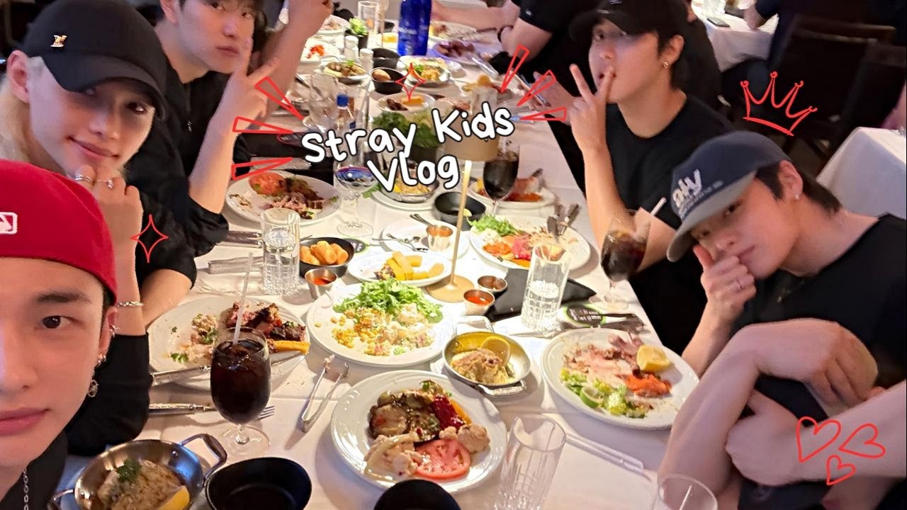 За кулисами: тур по ресторанам Stray Kids в блоге Brasil!