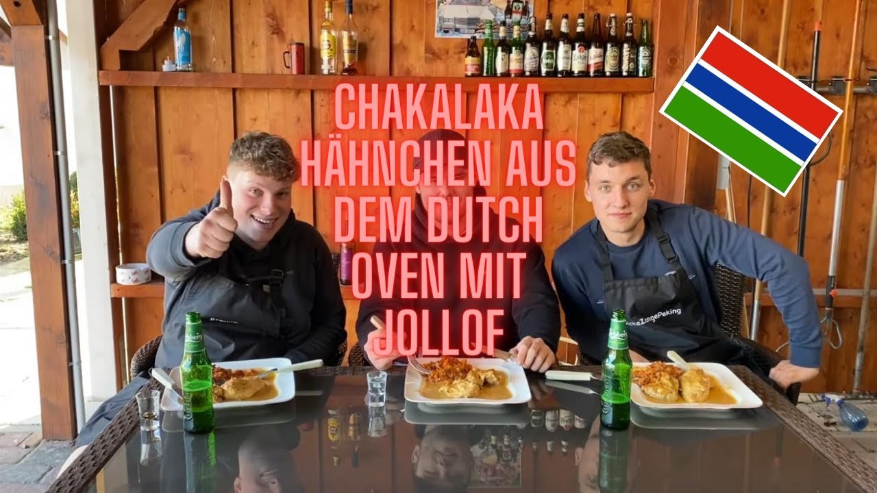 Chakalaka Hähnchen aus dem Dutch Oven mit Jollof