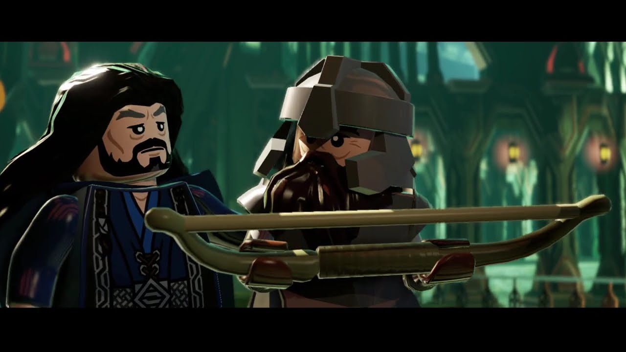 LEGO the hobbit playing story GETTING MY MOUNTAIN ROBBED BY A DRAGON