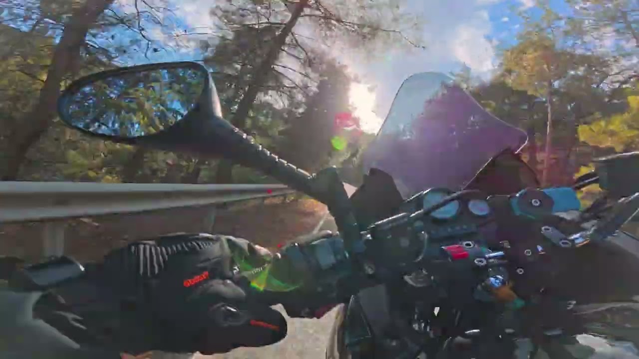 Quick ride with my girlfriend to the Mountains | Tdm900 | Quickshifter | Raw sound