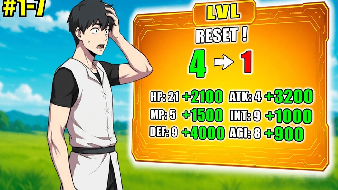 A Bug Resets His Level Again and Again — but His Upgrade Points Stay! | Manhwa Recap