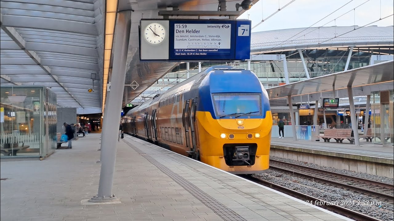 Treinrit Maastricht - Utrecht Centraal met de Flow VIRM - 24 februari 2024